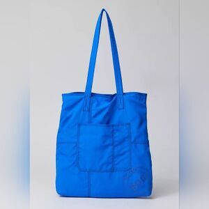 - Blue Nylon Carryall tote bag